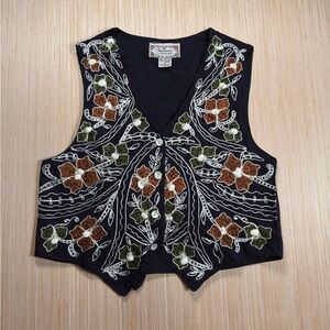 Vintage Women’s Mini Seashell Vest